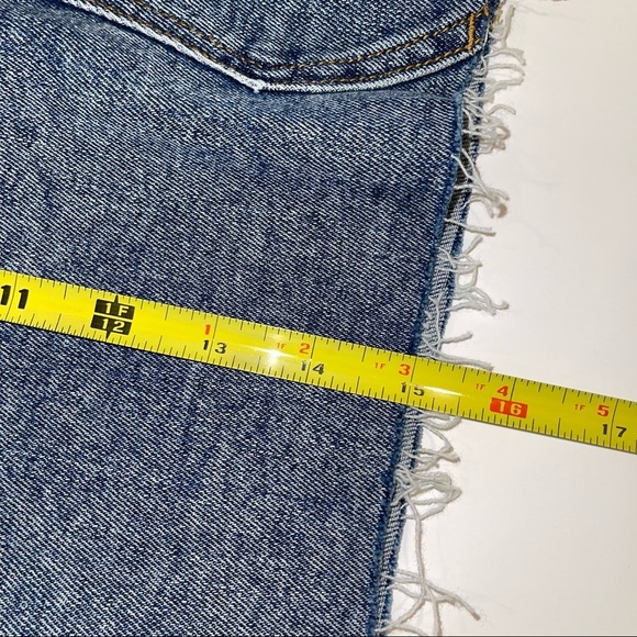 Wild Fable Raw Hem Jean Skirt Sz 4 - Picture 13 of 16